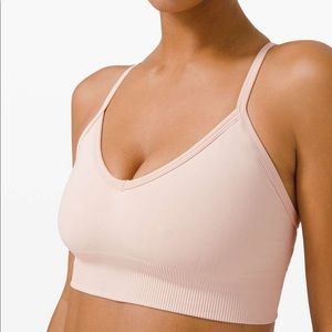 Lululemon Ebb to Street Bra *Light Support C/D Cup-Silken Rose Color 4